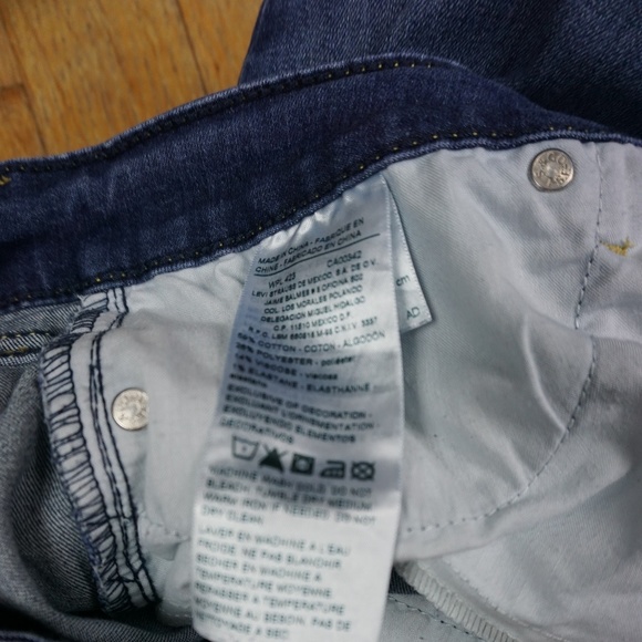 Levis Denizen Jeans 34x29"  Modern Slim Cuff - Picture 6 of 6